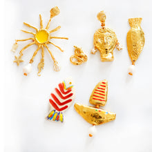 Load image into Gallery viewer, Golden Boat and The Fish
